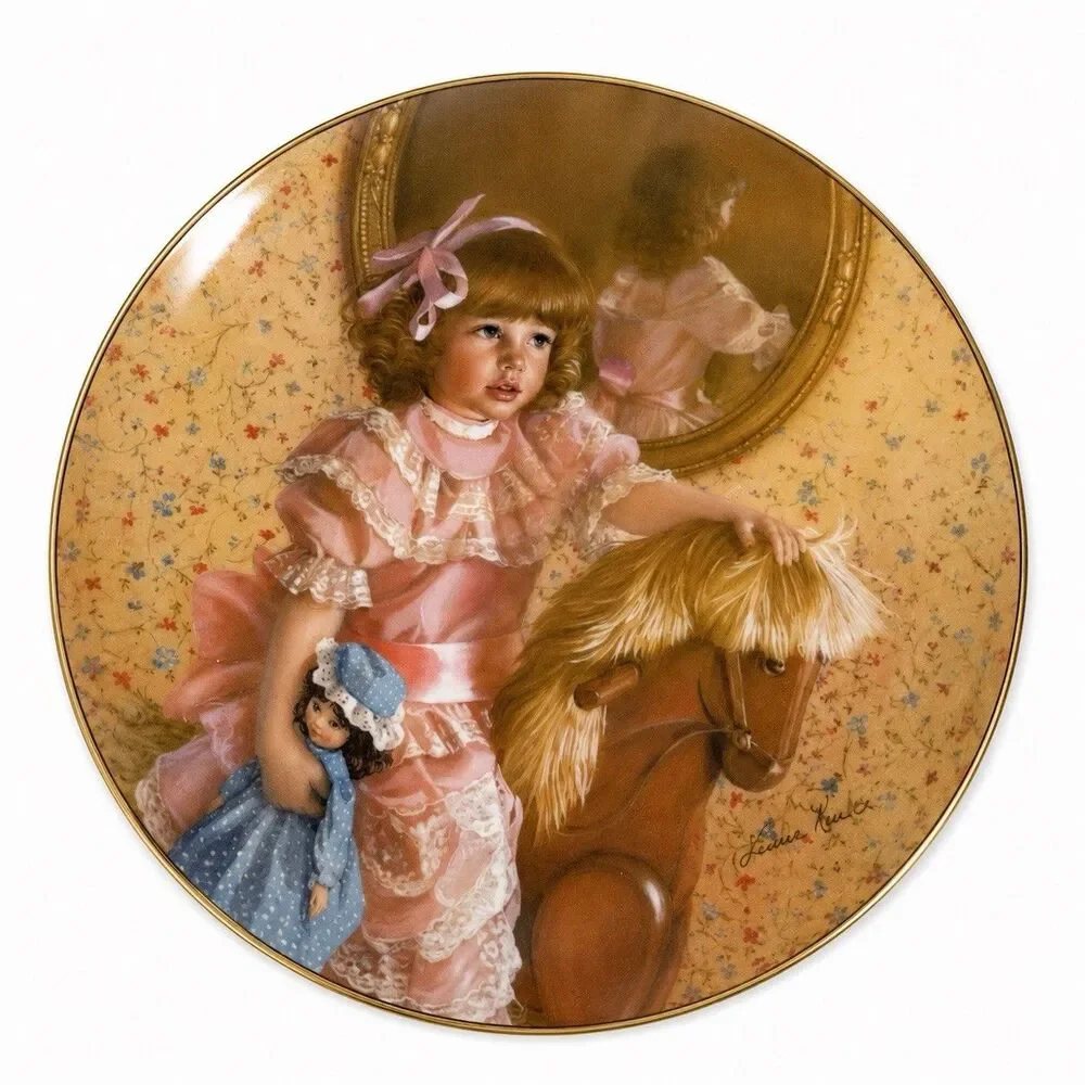 Vintage Amy’s Magic Horse Collectors Plate By Sandra Kuck (1983)